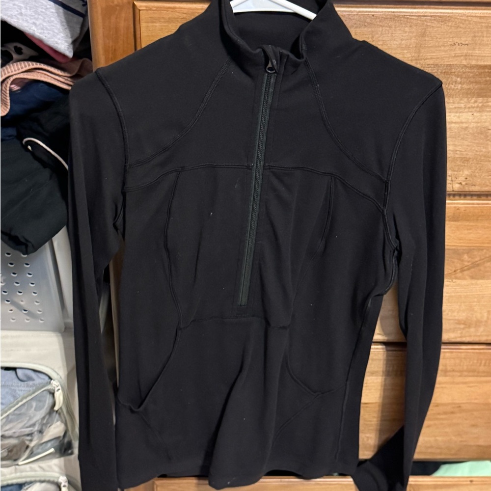 lululemon athletica Black Quarter-Zip Top